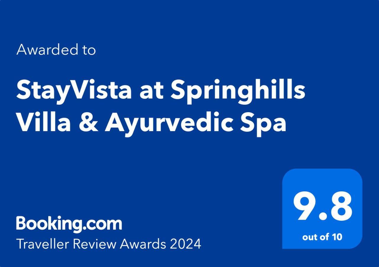 Stayvista At Springhills Villa & Ayurvedic Spa Kochi Exterior photo